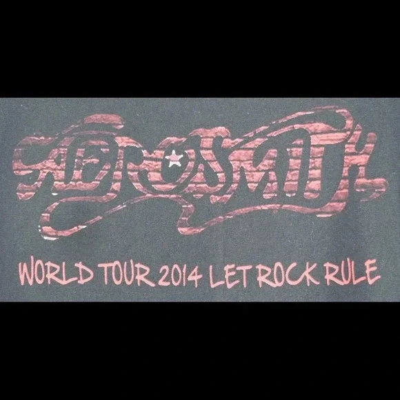 Aerosmith Let Rock Rule Tour 2014 T Shirt Size XL - Picture 8 of 8